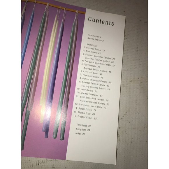 Step by Step Crafts Candle Making by Cheryl Owen Book - Picture 6 of 16